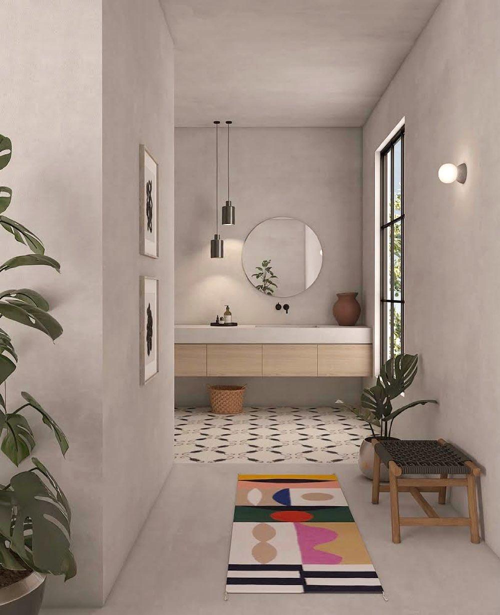 Origo Wall Lamp - LED Indoor Concrete and Glass Light
