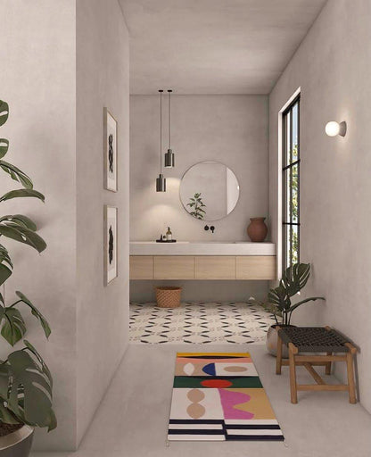 Origo Wall Lamp - LED Indoor Concrete and Glass Light