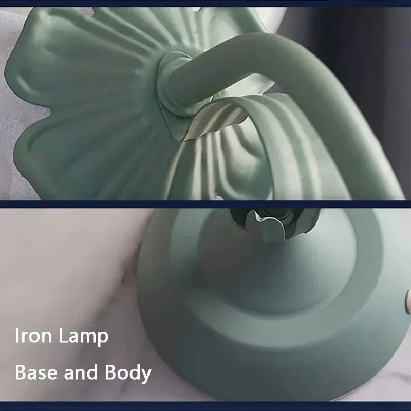 French Vintage Style Floral Desk Lamp - E27 Bulb