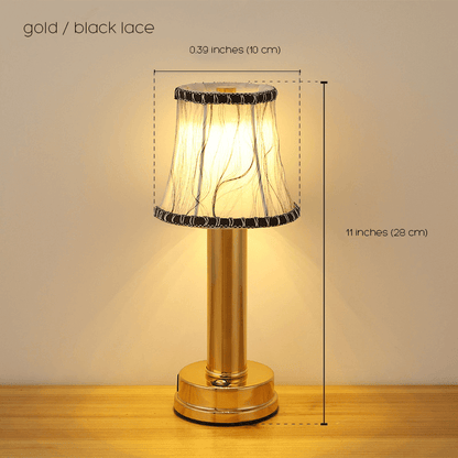 Lumia Cordless Fabric Table Lamp – Rechargeable, Dimmable, and Elegant