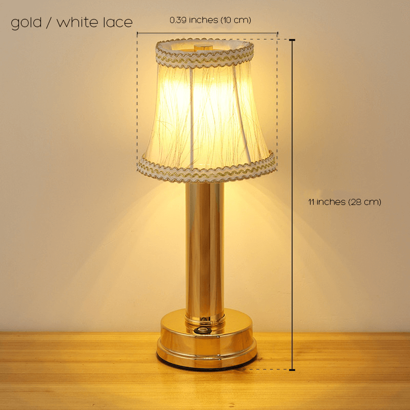 Lumia Cordless Fabric Table Lamp – Rechargeable, Dimmable, and Elegant