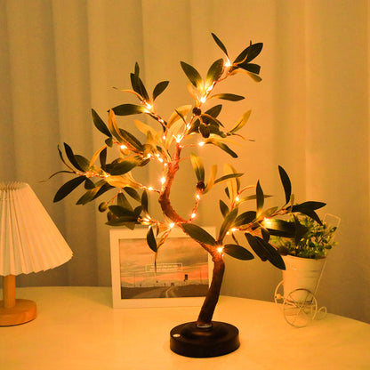 Frendorf Boom Table Lamp - Adjustable Tree Design, USB/Battery