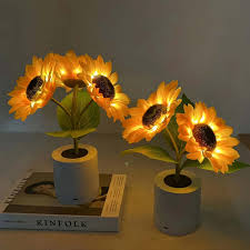 Frendorf Sunflower Lamp LED Flower Decorative Light