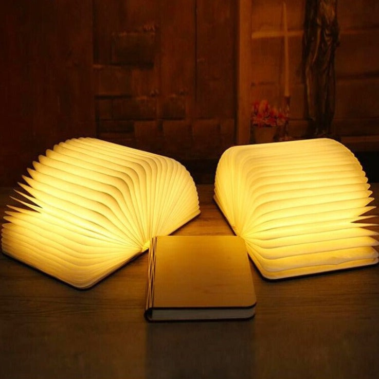 Original Glowing Book Bedside Lamp - Modern LED Night Light