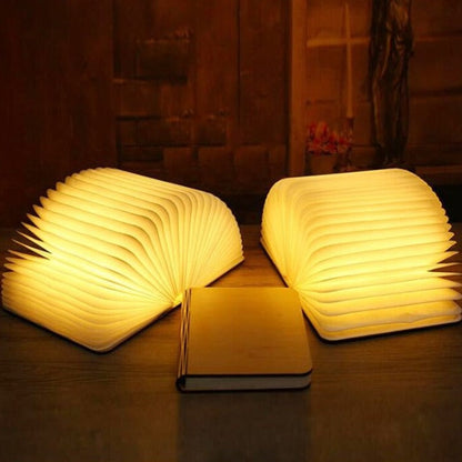 Original Glowing Book Bedside Lamp - Modern LED Night Light