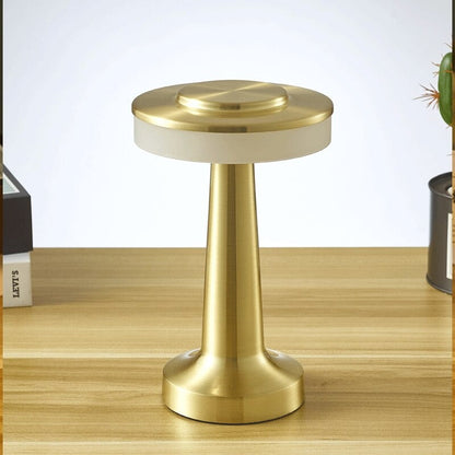 Saucer Touch Sensitive LED Table Lamp - Retro Design