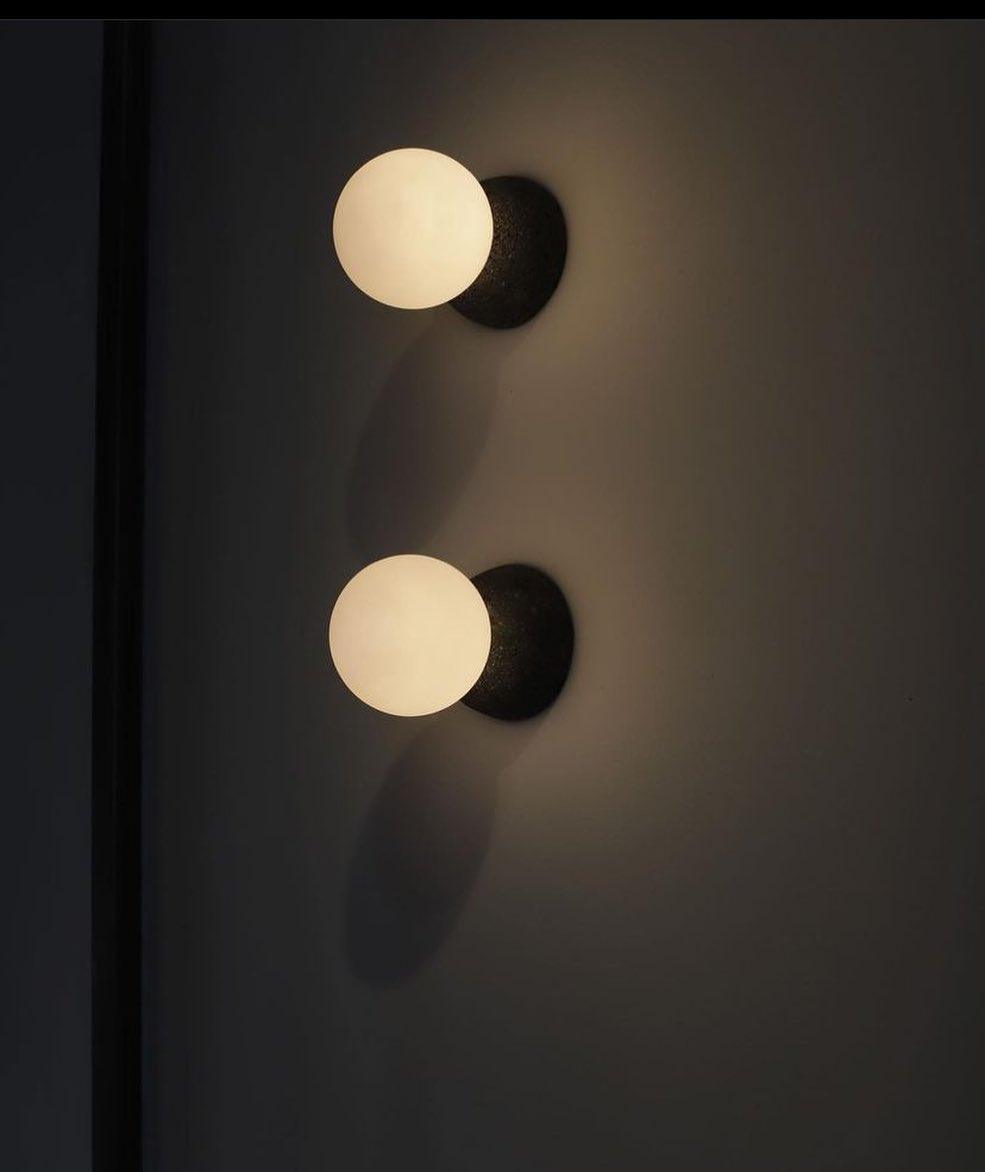 Origo Wall Lamp - LED Indoor Concrete and Glass Light