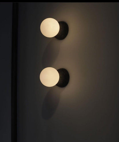 Origo Wall Lamp - LED Indoor Concrete and Glass Light