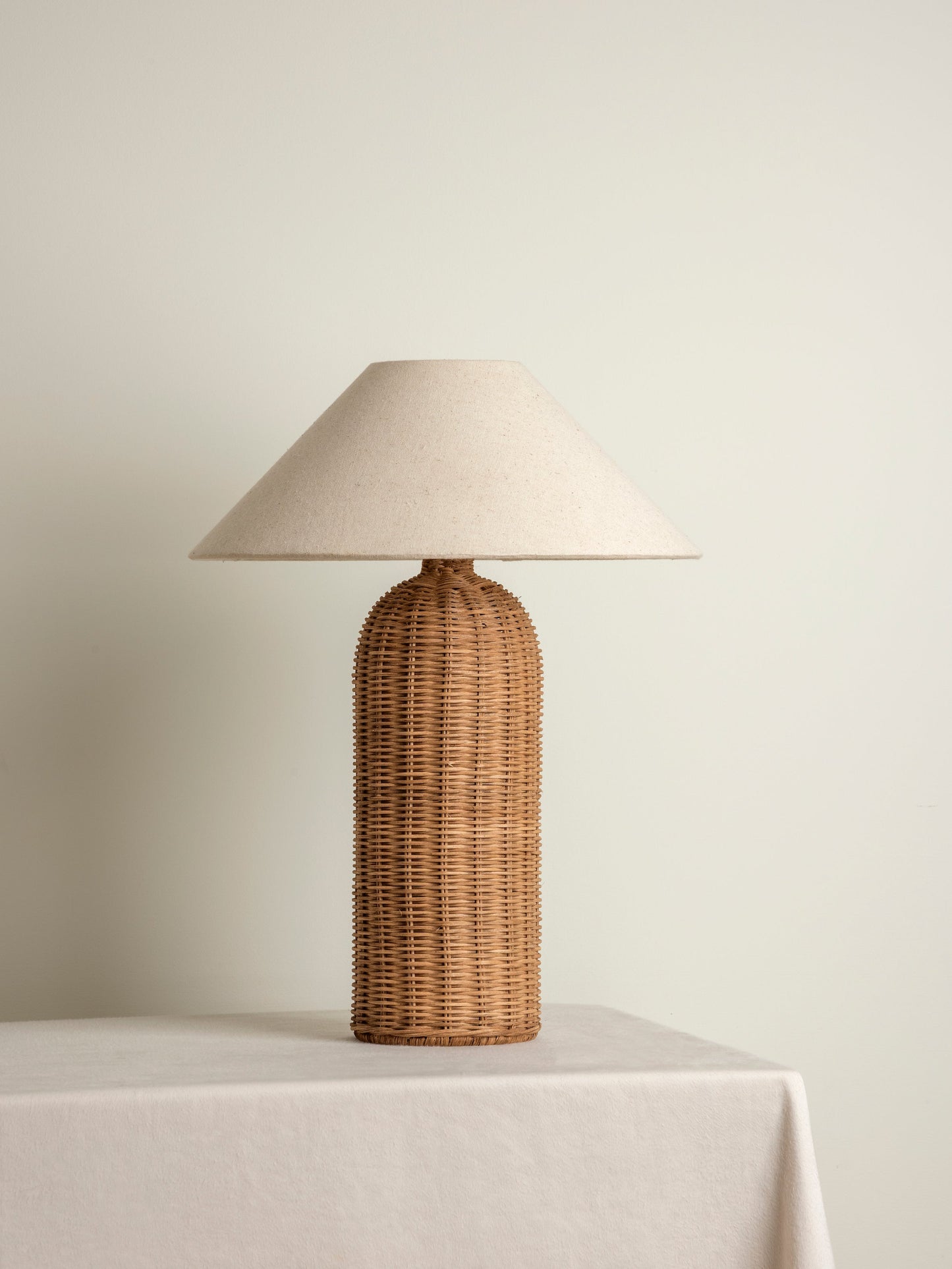 Ensia Tall Rattan Table Lamp – Bohemian Elegance for Every Room