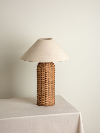 Ensia Tall Rattan Table Lamp – Bohemian Elegance for Every Room