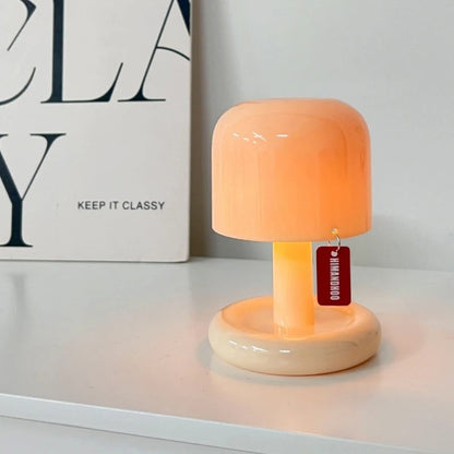Mini LED Sunset Night Lamp USB Creative Mushroom Design