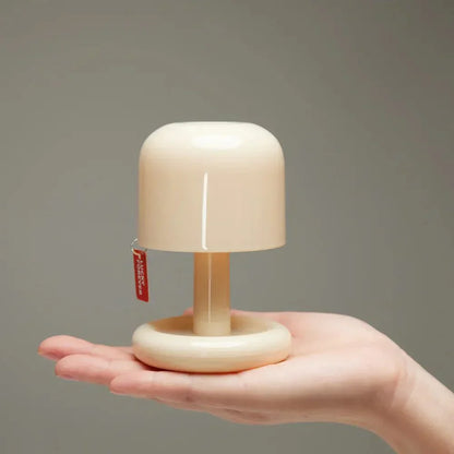 Minimalist LED Mushroom Night Light Dimmable Table Lamp