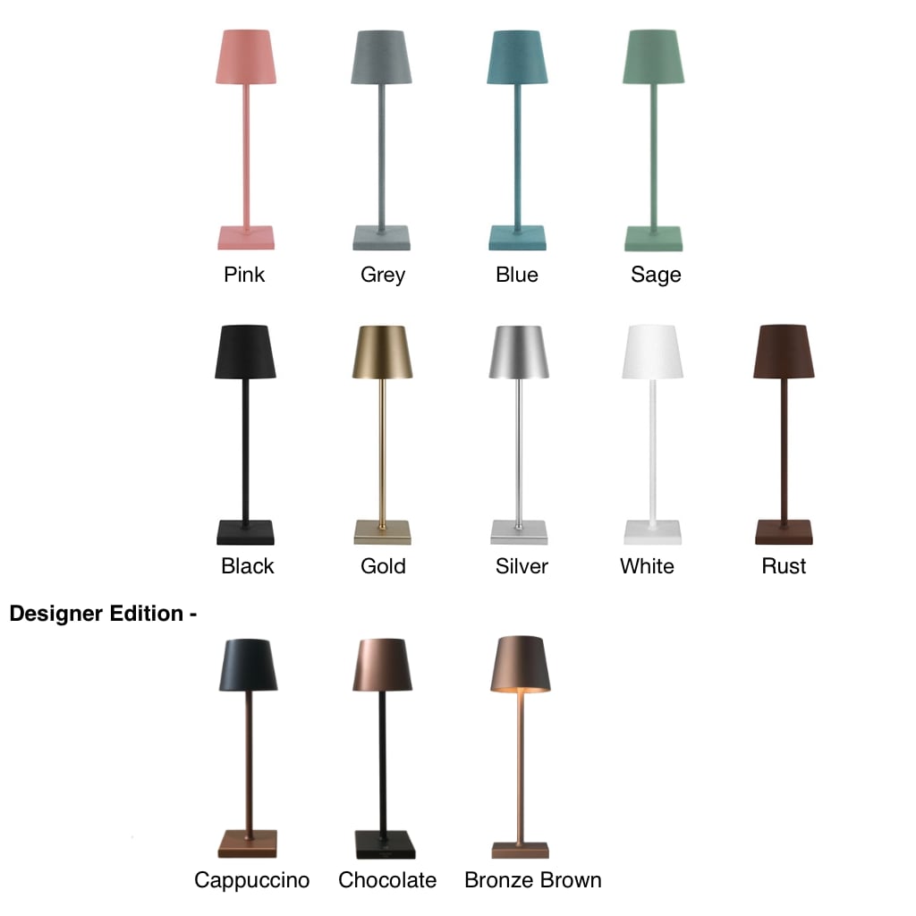 Portable Table Lamp MP Ozzie LED Rechargeable Dimmable