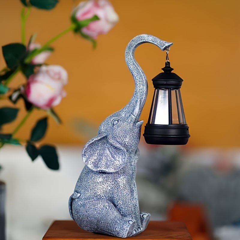 Gentle™ Solar Elephant Garden Lamp - LED Outdoor Lighting