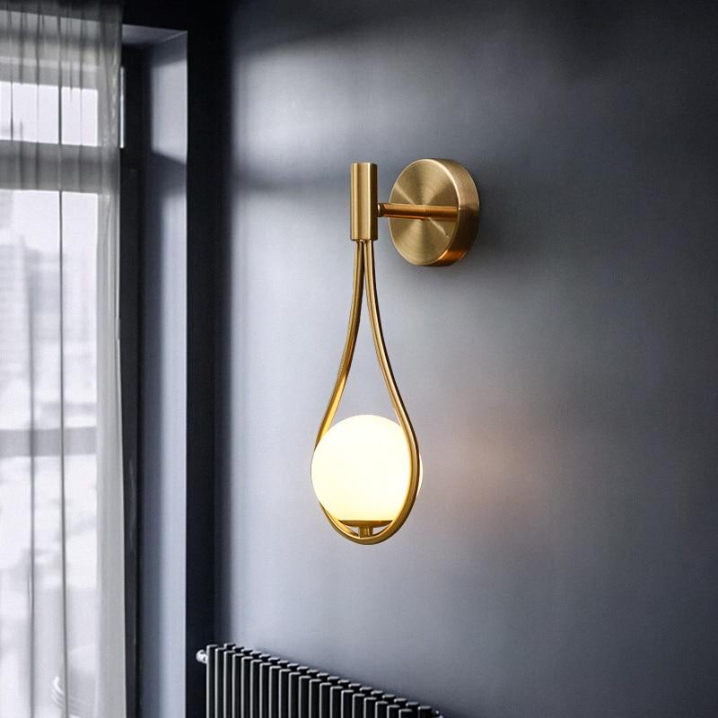 Nordic Glass Globe Wall Light – Scandinavian Elegance for Your Home