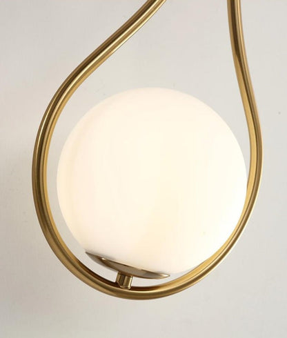 Nordic Glass Globe Wall Light – Scandinavian Elegance for Your Home