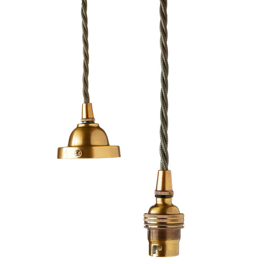 Classic Brass Pendant Light Kit – Elegant Lighting Solution