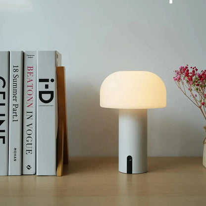 Einfache Minimalistische Pilz Tischlampe LED Desk Light