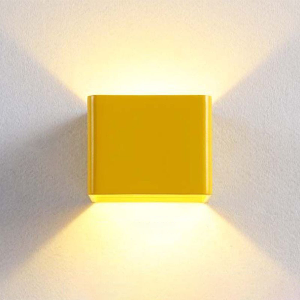 Modern Square Wall Light - Waterproof LED Applique Fixture