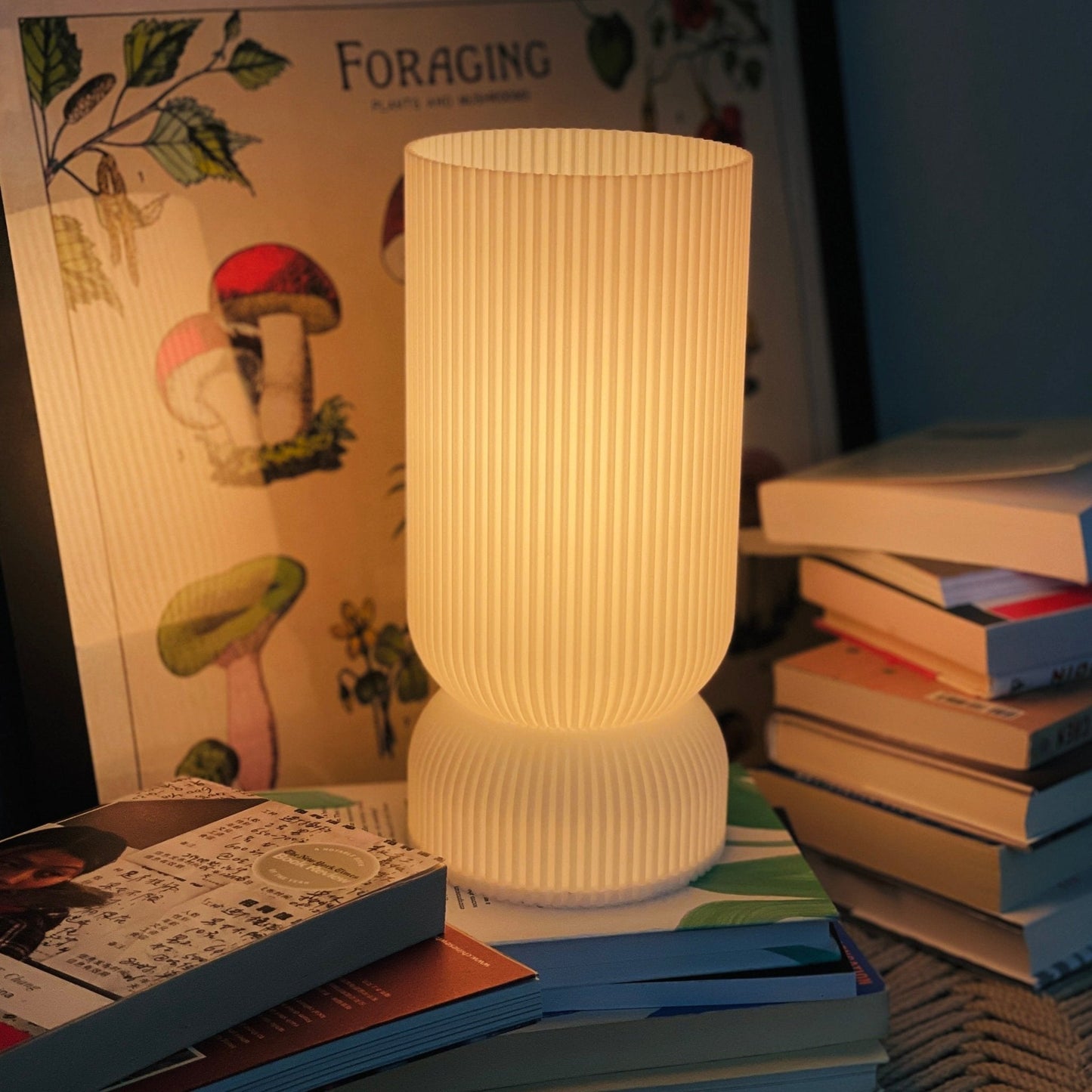 AmphoraGlow 3D-Printed Table Lamp with Dimmer Switch