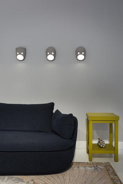 Mask Wall Light - LED Indoor Decorative Light Fixture Set of 2