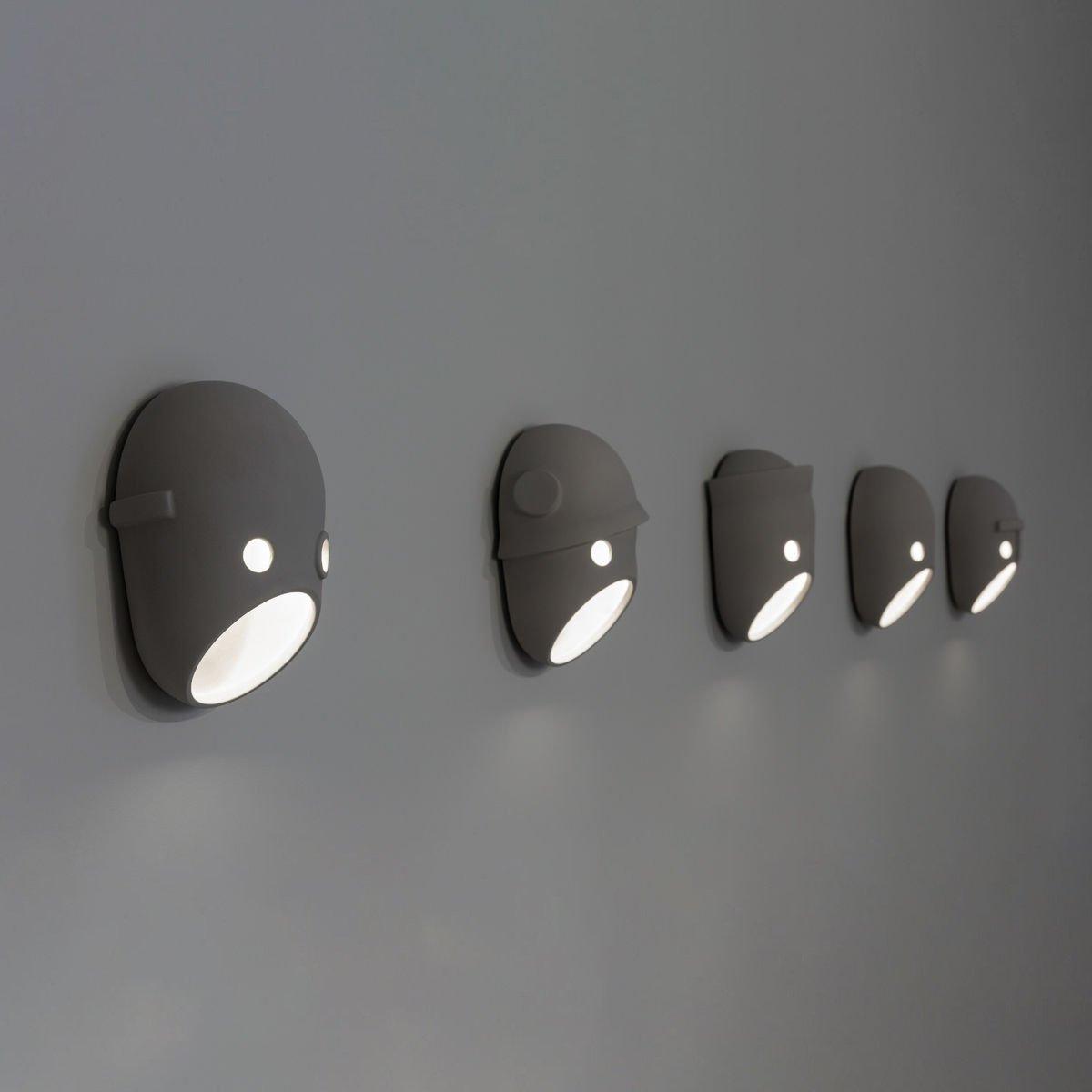 Mask Wall Light - LED Indoor Decorative Light Fixture Set of 2