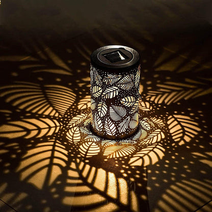 Luminous Leaf Lantern - Weather Resistant Garden Light