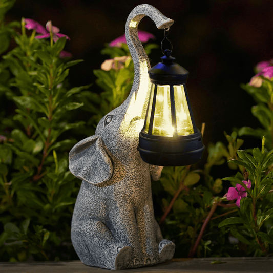 Gentle™ Solar Elephant Garden Lamp - LED Outdoor Lighting