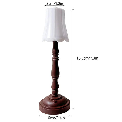 Vintage Style Table Lamp LED Battery Powered Desk Light