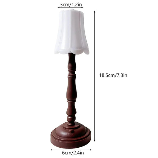 Vintage Style Table Lamp LED Battery Powered Desk Light