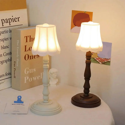 Vintage Style Table Lamp LED Battery Powered Desk Light