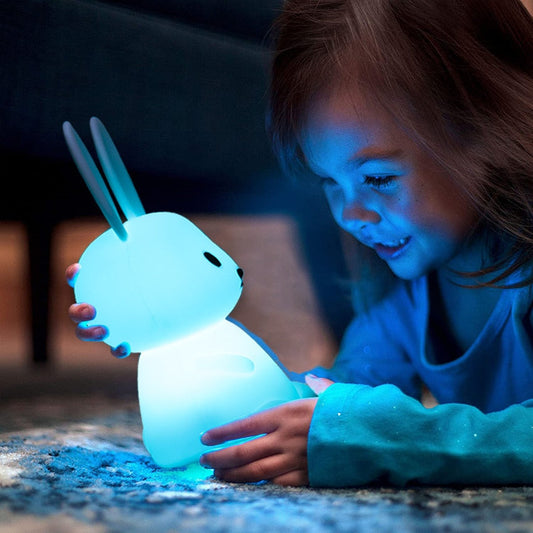 Touch LED Night Light for Kids - Rechargeable, 7 Colors