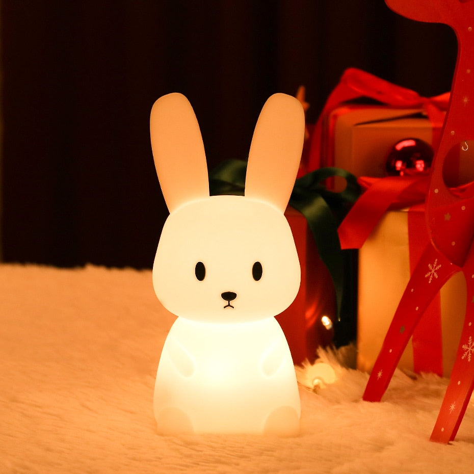 Touch LED Night Light for Kids - Rechargeable, 7 Colors