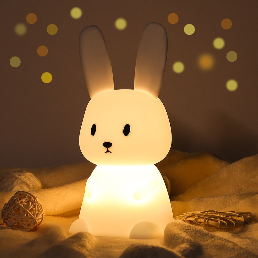 Touch LED Night Light for Kids - Rechargeable, 7 Colors