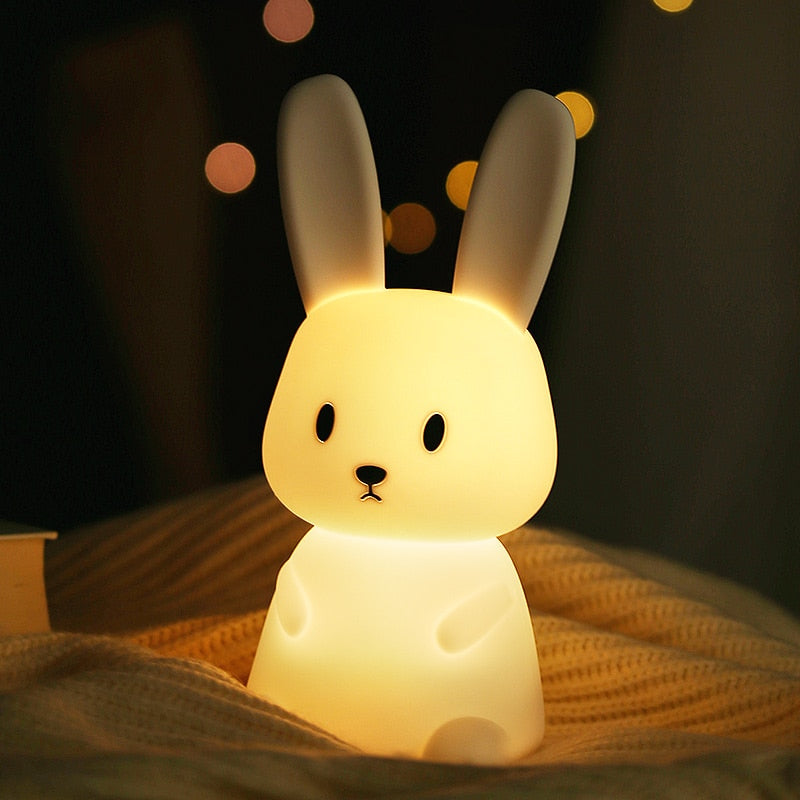 Touch LED Night Light for Kids - Rechargeable, 7 Colors