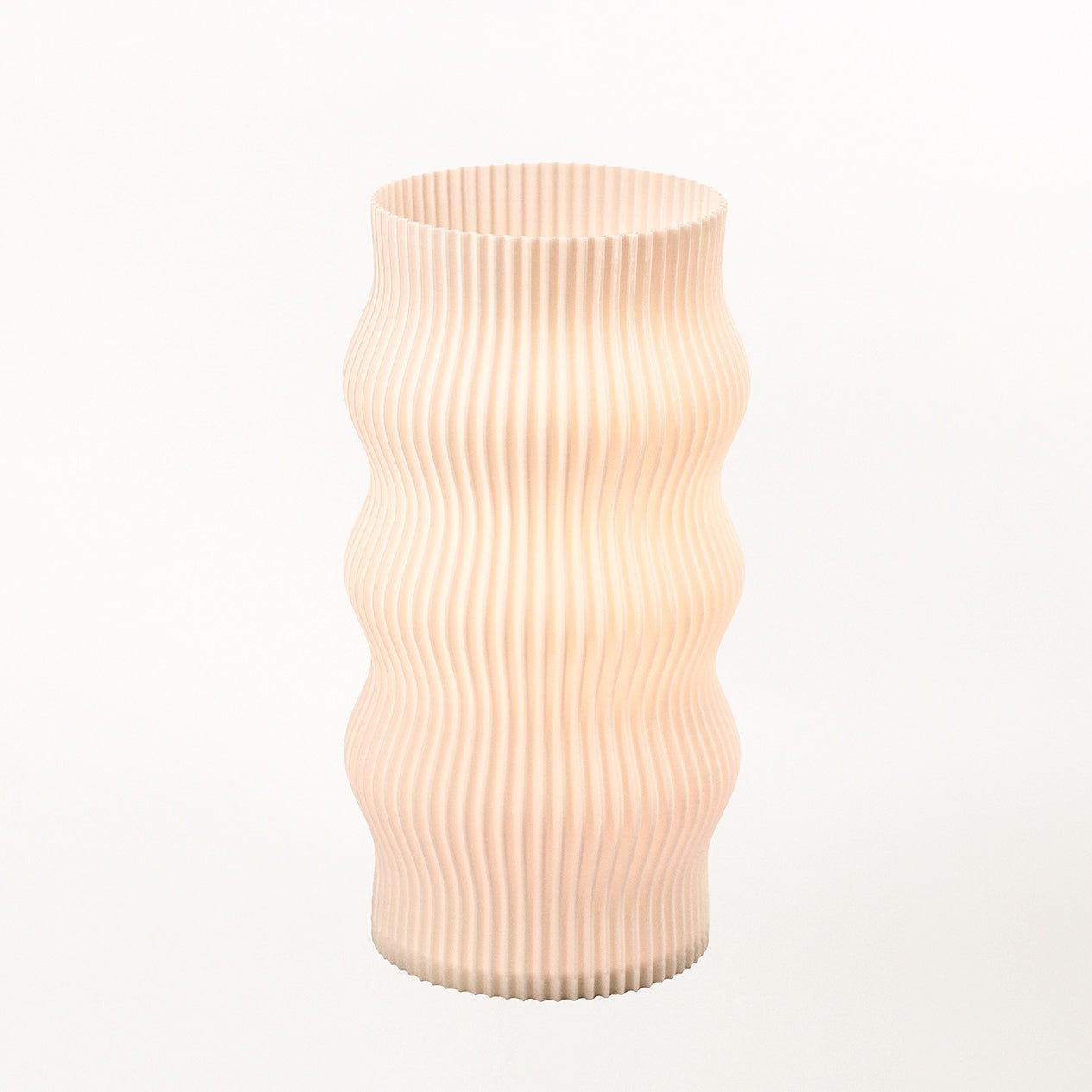 CozyGlow 3D-Printed Table Lamp with Amber LED Bulb